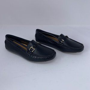 Rockport Bayview CI4772 Loafers Women's 6 Black Leather Casual‎ Moc Slip On 0561